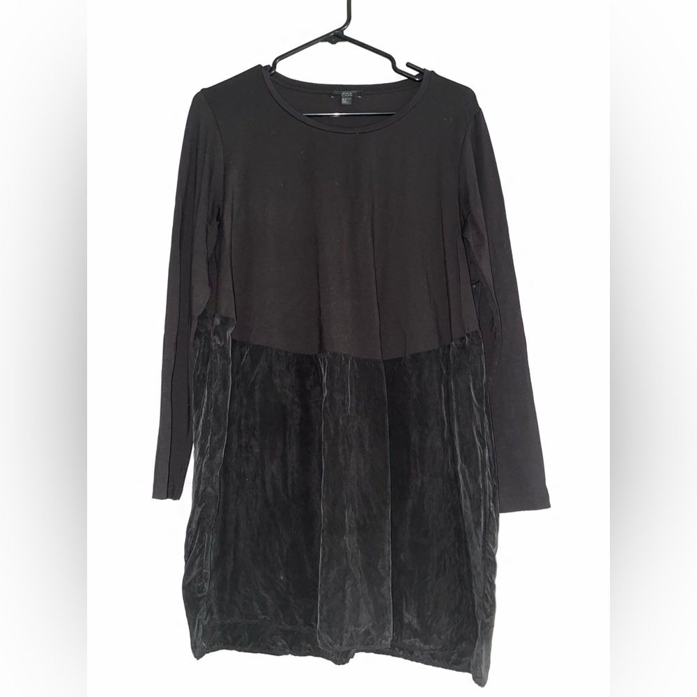 COS Black Long Sleeve Top